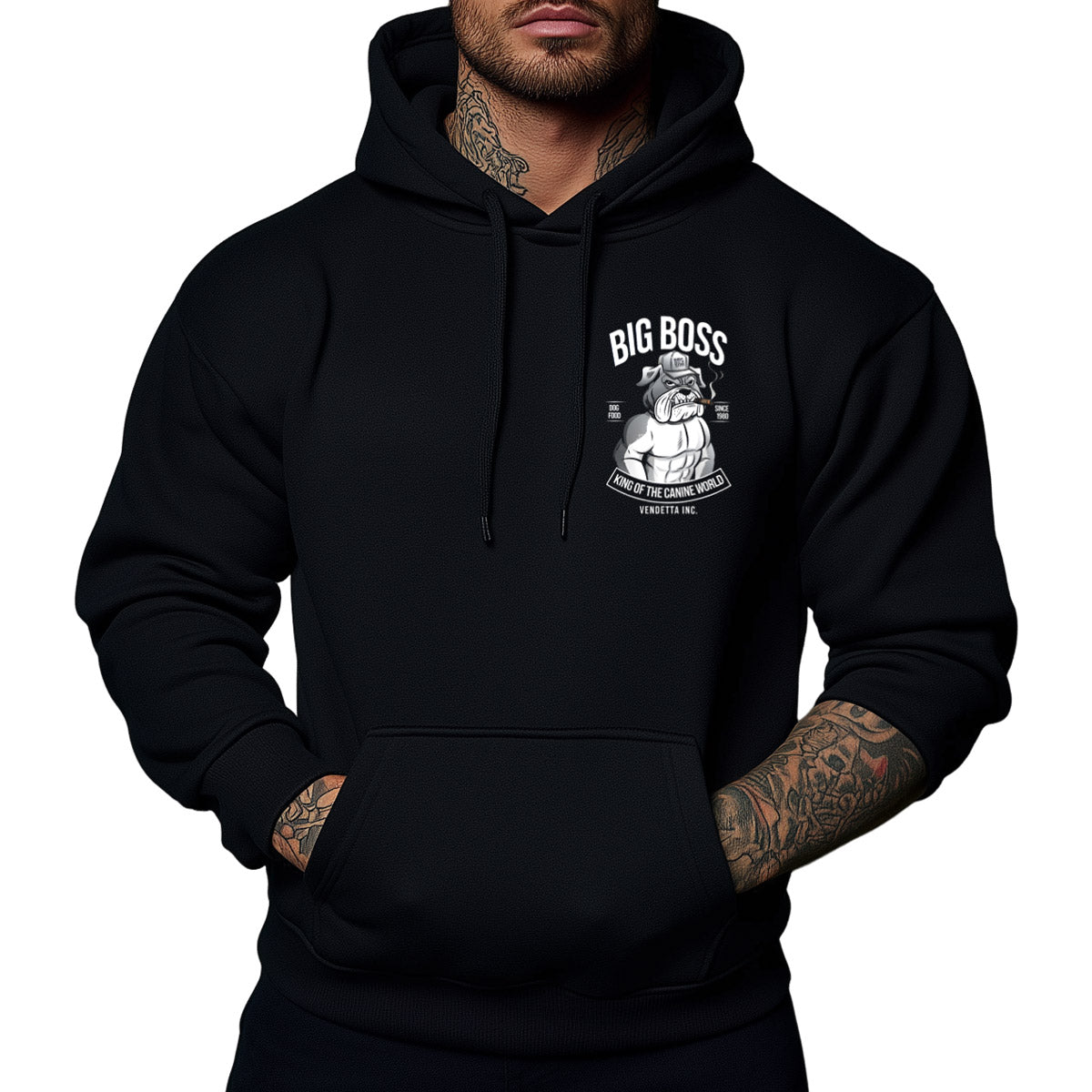 Vendetta Inc. Hoodie Big Boss schwarz VD-4061