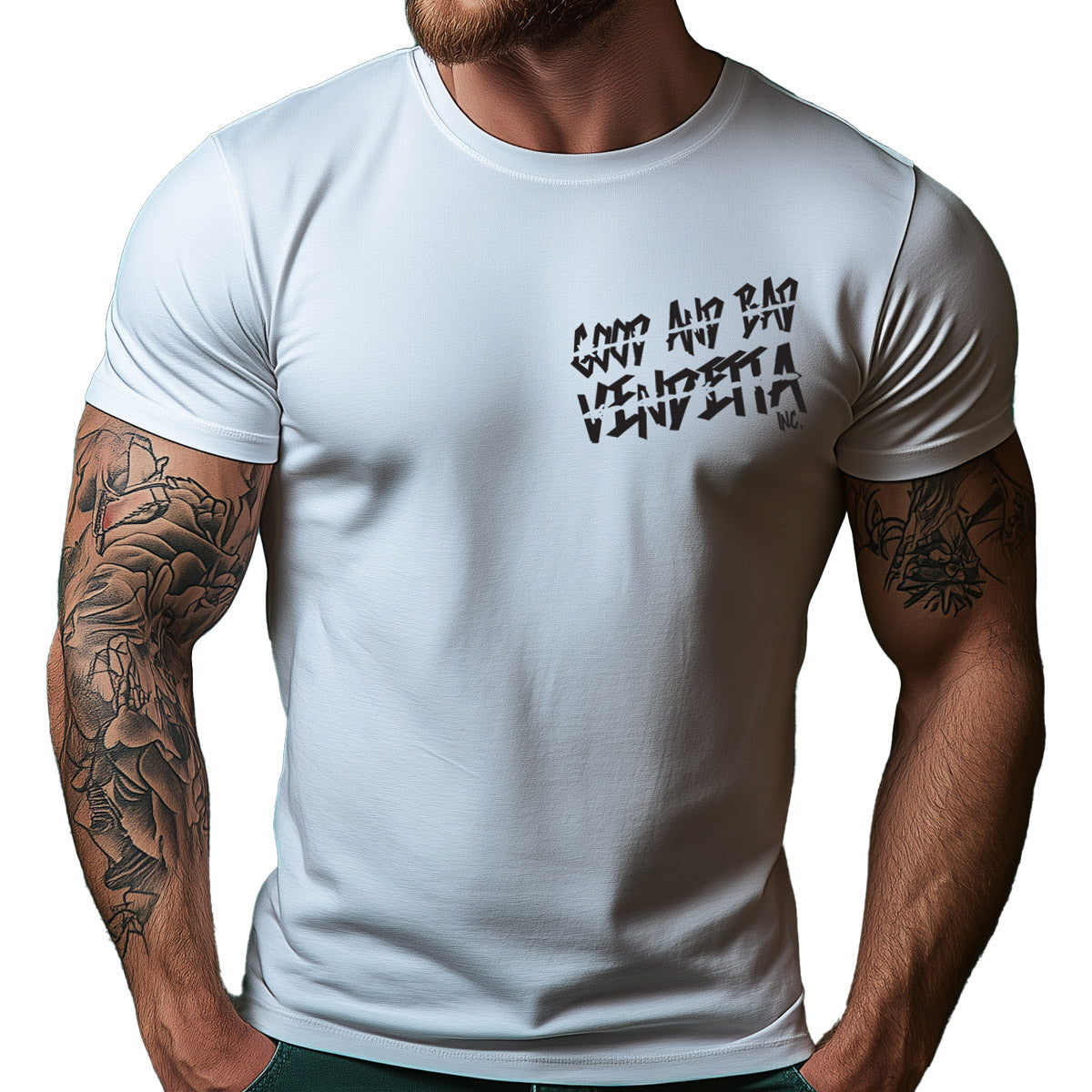 Vendetta Inc. Shirt Good weiß VD-1057