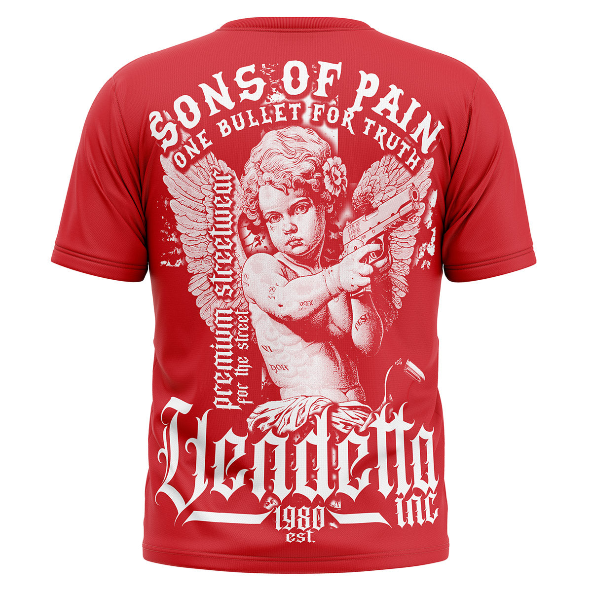 Vendetta Inc. Shirt One Bullet rot VD-1467
