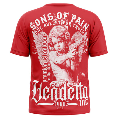 Vendetta Inc. Shirt One Bullet rot VD-1467