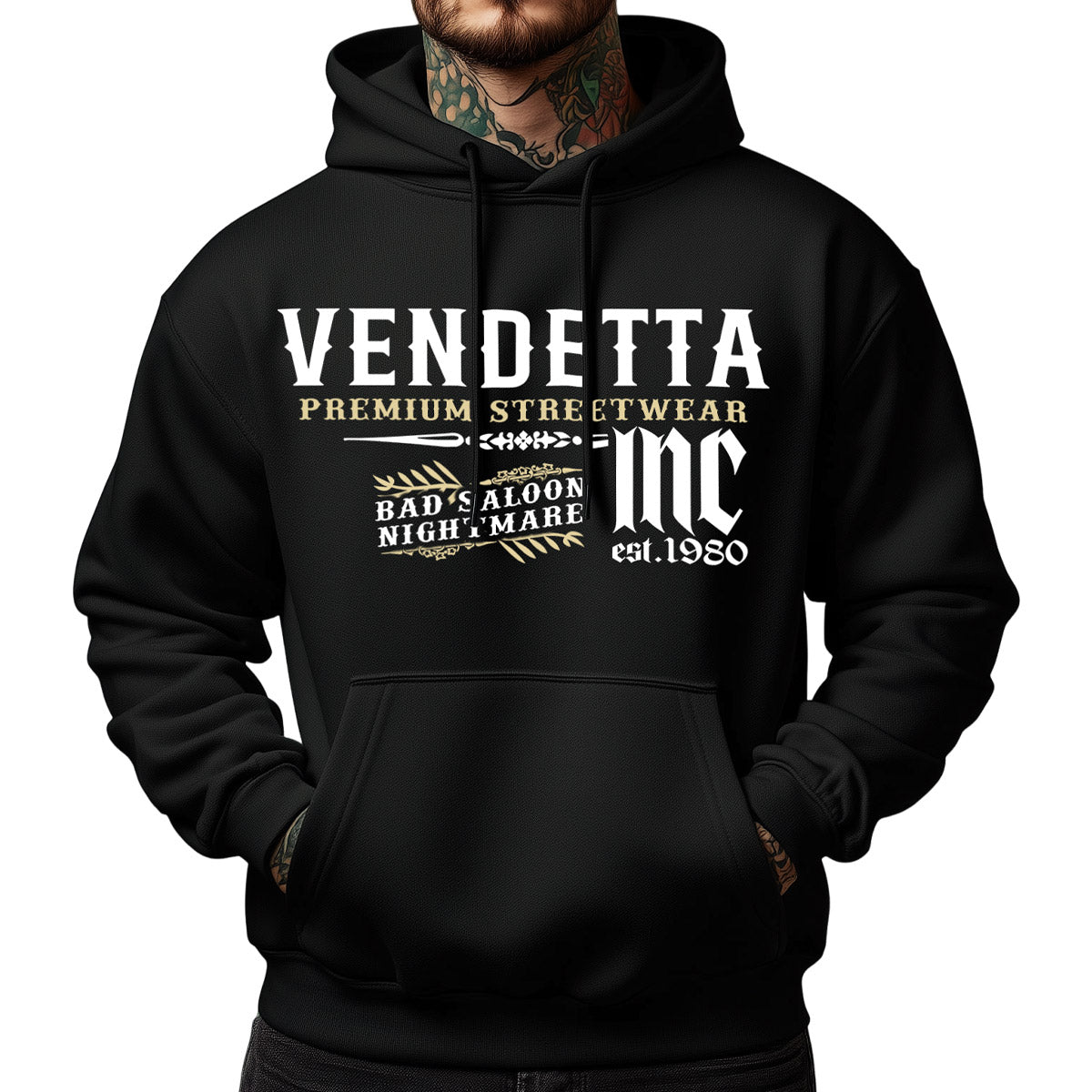 Vendetta Inc. Sweatshirt Bad Saloon schwarz VD-4064