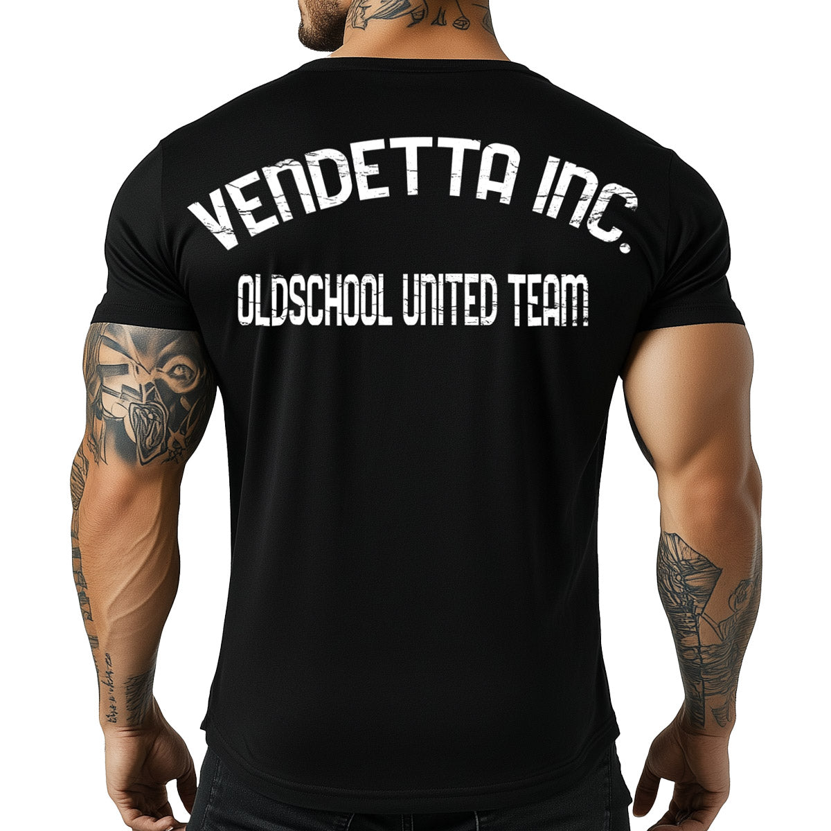 Vendetta Inc. Shirt Oldschool Team schwarz VD-1478