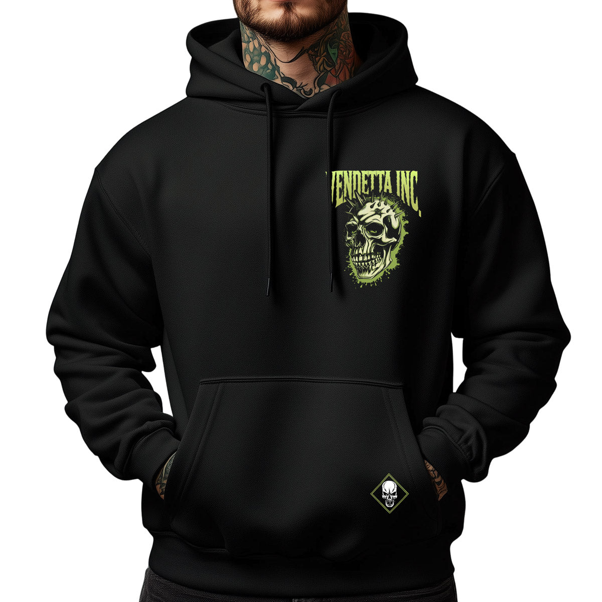 Vendetta Inc. Kapuzenpullover Terror Game schwarz VD-4073