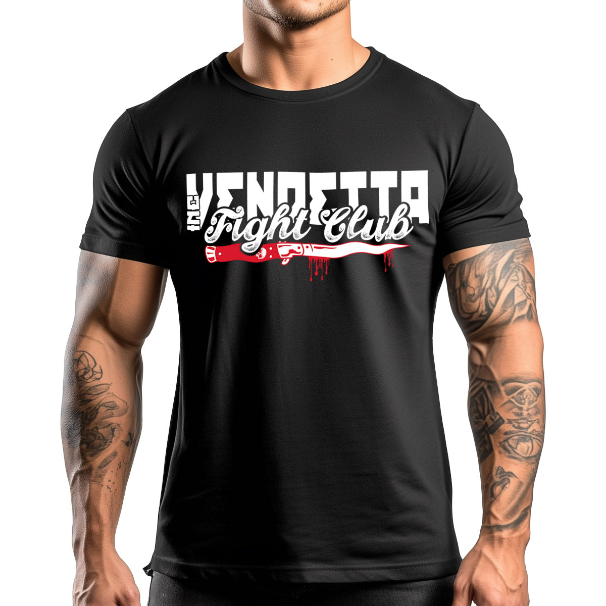 Vendetta Inc. Shirt Fight Member schwarz VD-1482