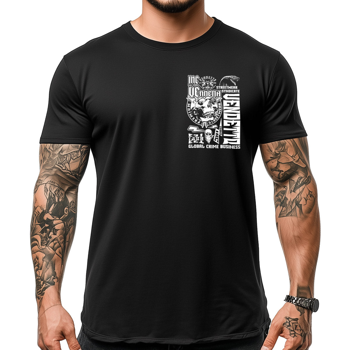 Vendetta Inc. Shirt Syndicate 2.0 schwarz VD-1214