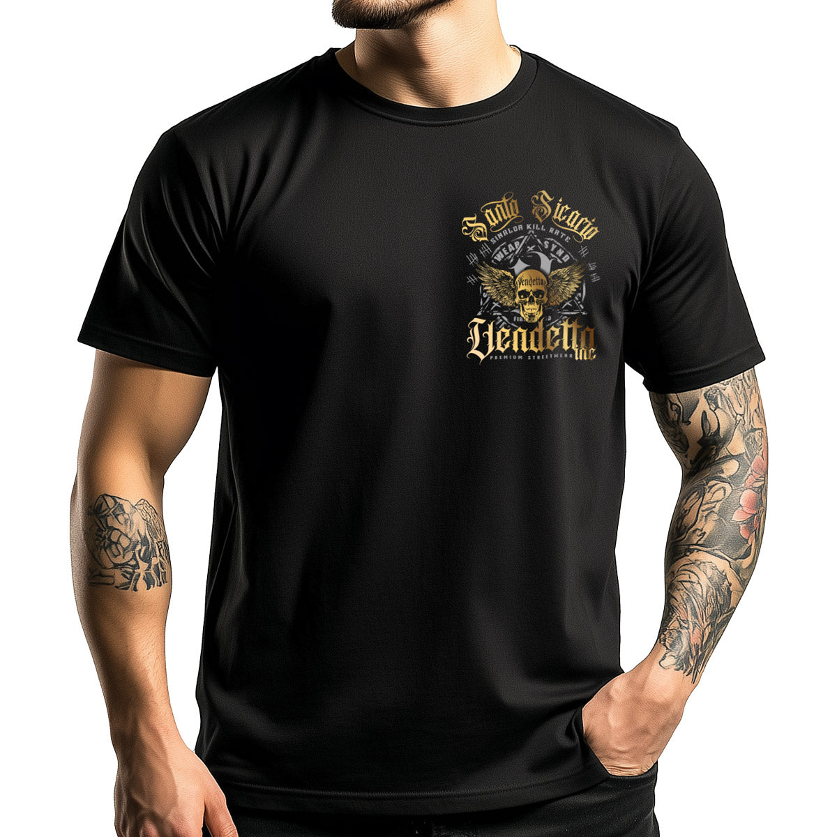 Vendetta Inc. Shirt Kill Rate schwarz VD-1502