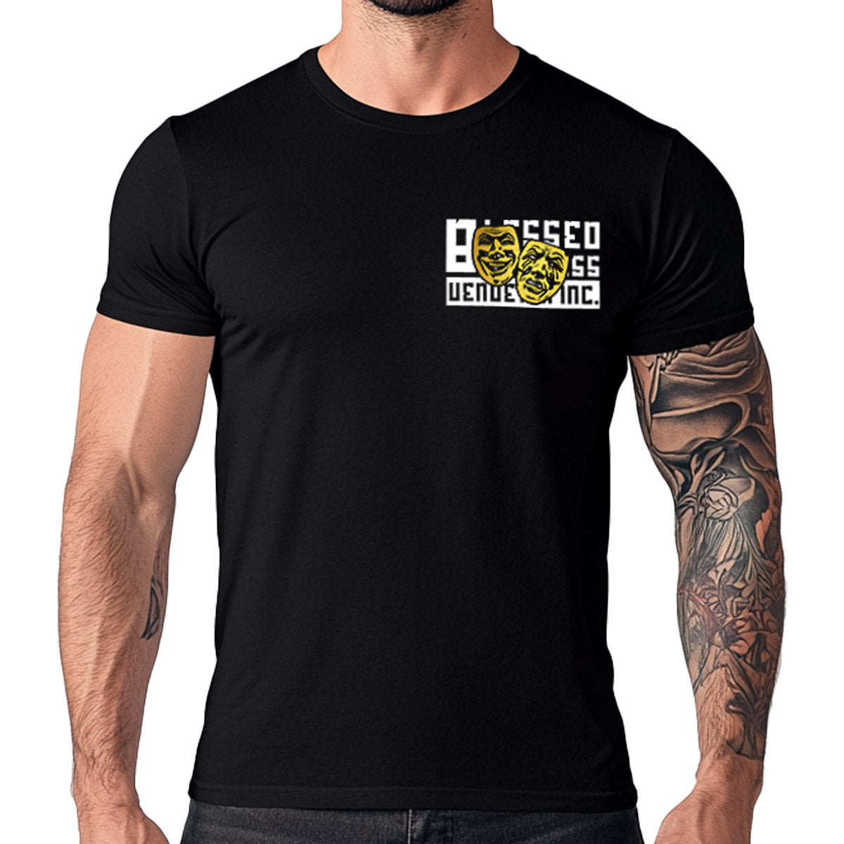 Vendetta Inc. Shirt Two Face schwarz VD-1517