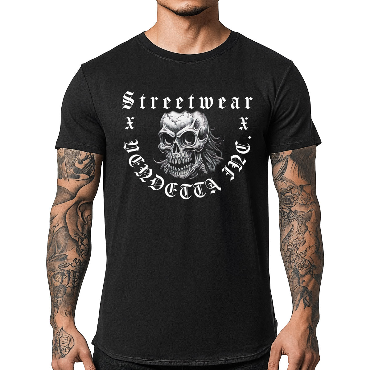 Vendetta Inc. Shirt Skull XXX schwarz VD-1524
