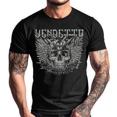 Vendetta Inc. Shirt Never Mind schwarz VD-1536