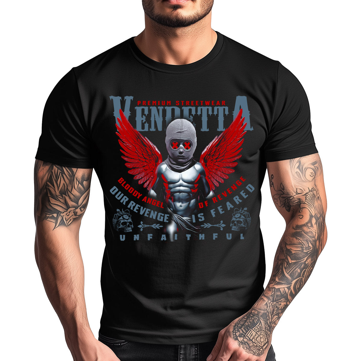 Vendetta Inc. Shirt Feared schwarz VD-1508