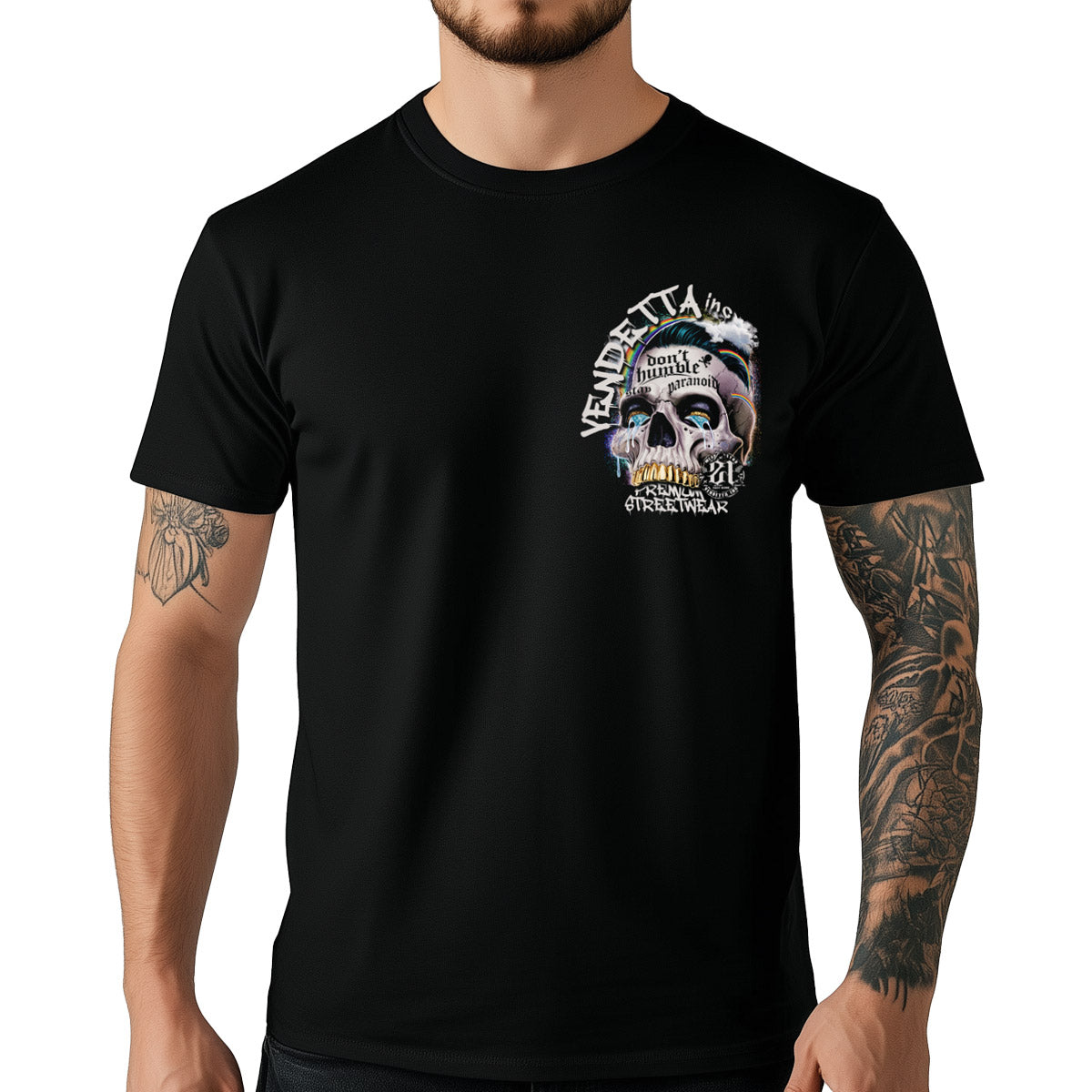 Vendetta Inc. Shirt Gold Tooth schwarz VD-1544