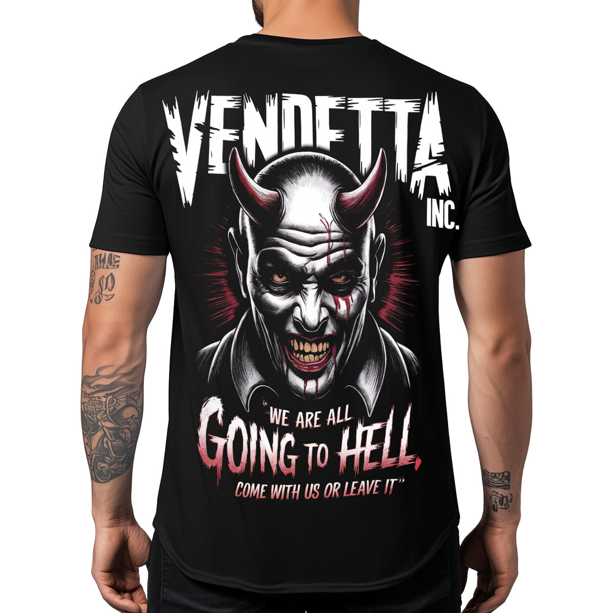 Vendetta Inc. Shirt Devils Grin schwarz VD-1558