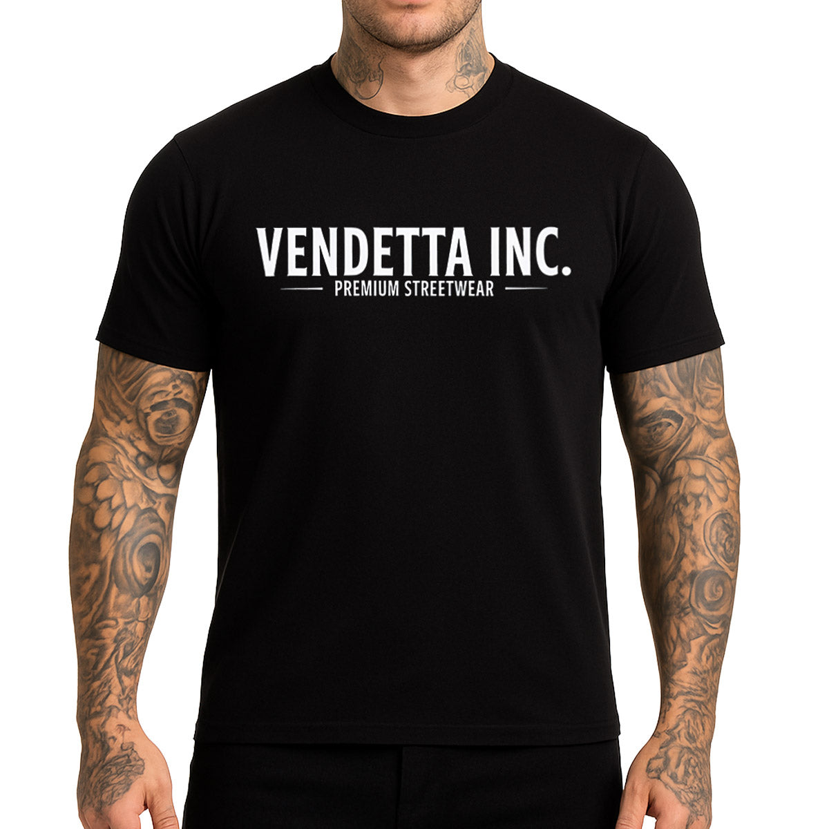 Vendetta Inc. Shirt Black Flock schwarz