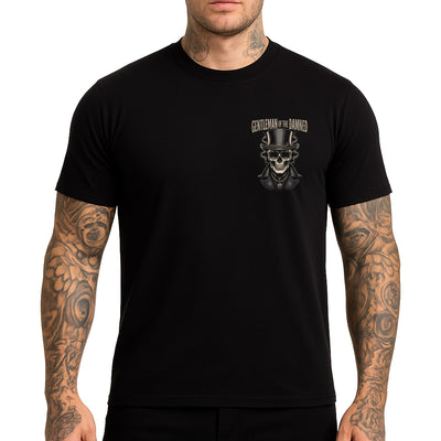 Vendetta Inc. Shirt Gentleman of the Damned schwarz