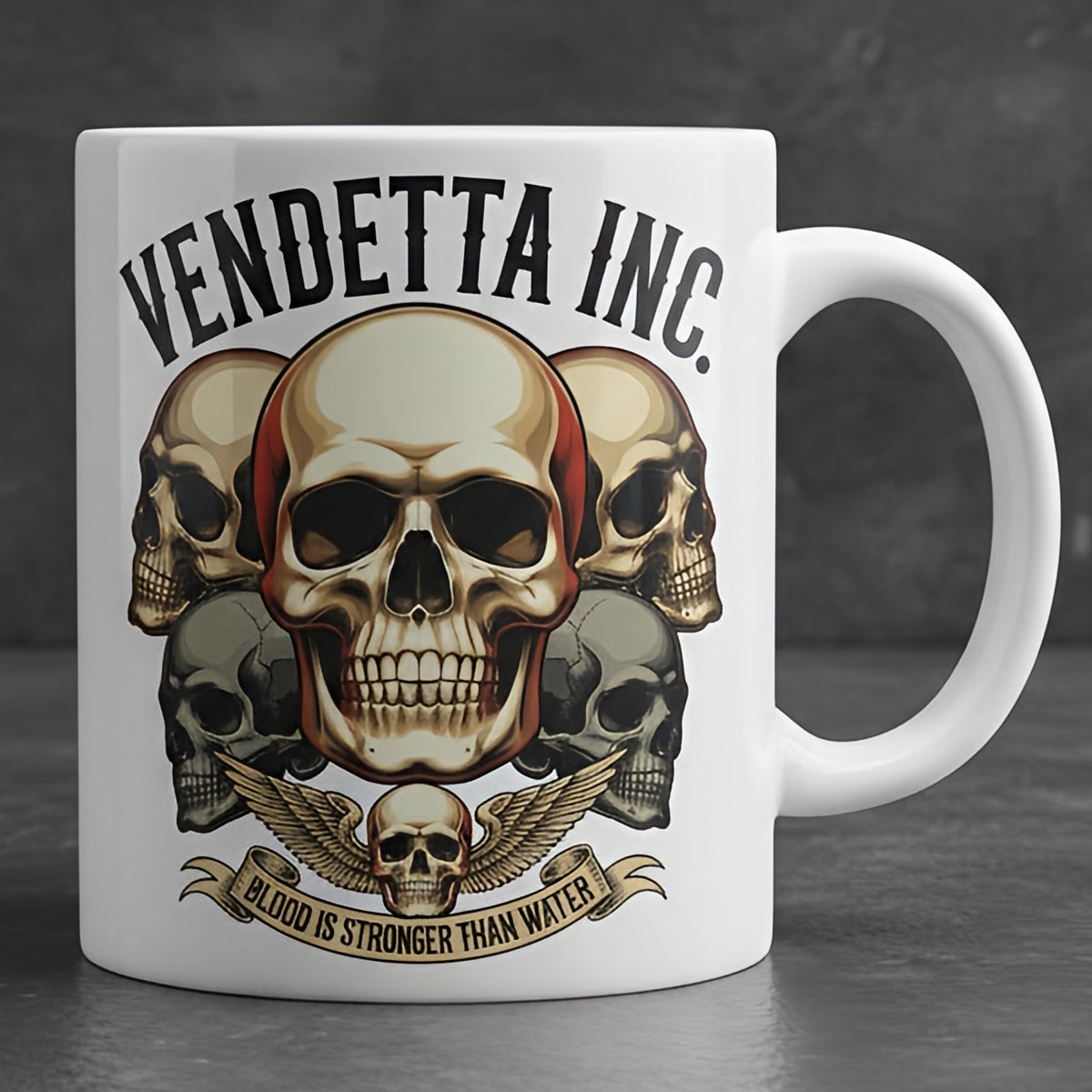 Vendetta Inc. Print Tasse – Bloodline Skull 1069 Mug