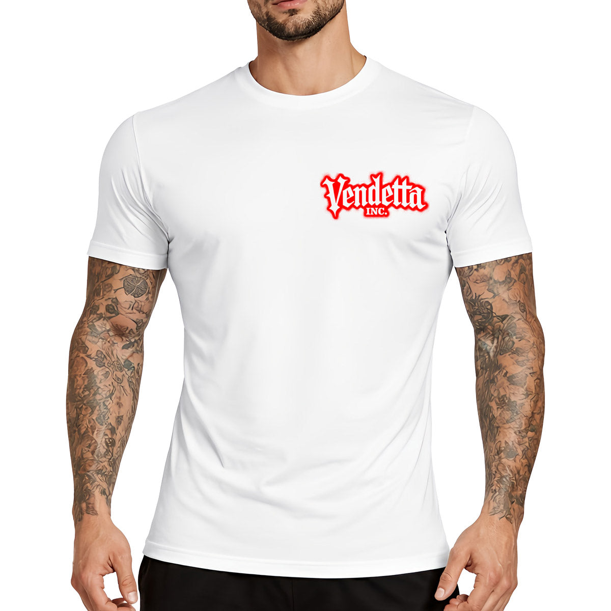 Vendetta Inc. Shirt Born To Resist weiß,rot