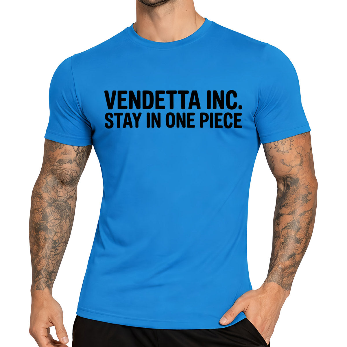 Vendetta Inc. Shirt Hold Your Head Up Ocean blue