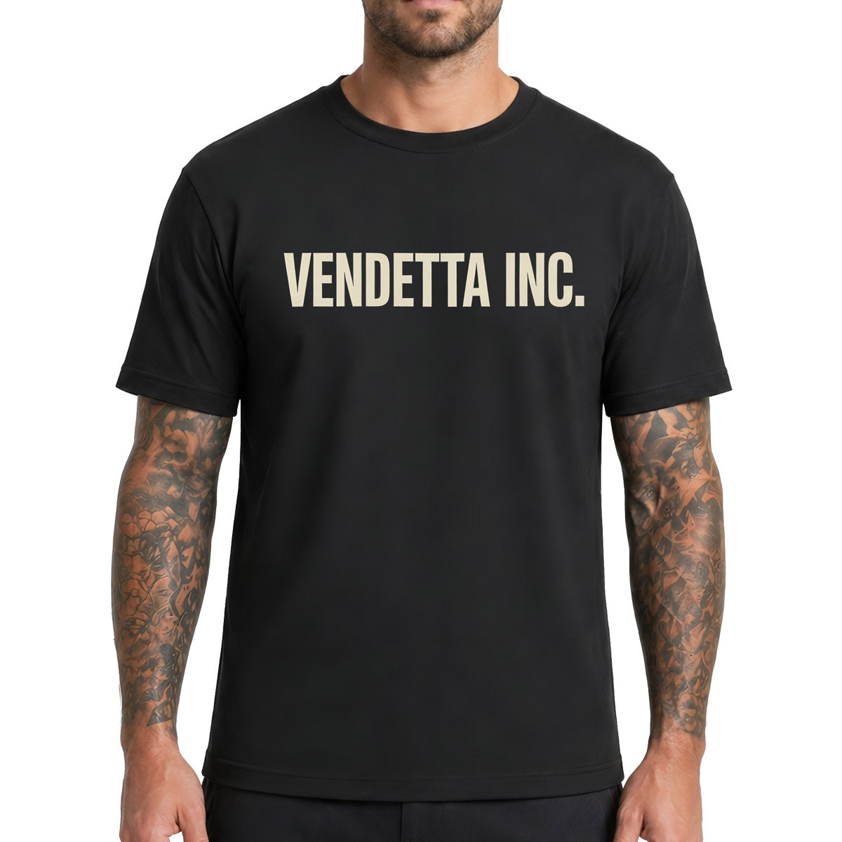 Vendetta Inc. Shirt Death Runs On Chrome schwarz