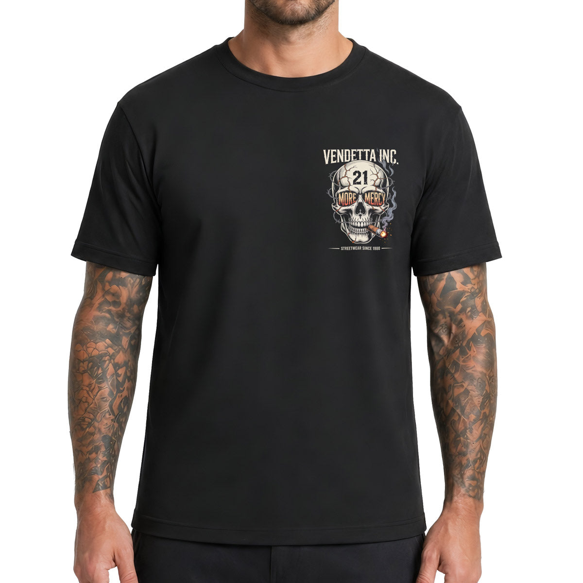 Vendetta Inc. Shirt More Mercy schwarz VD-1792