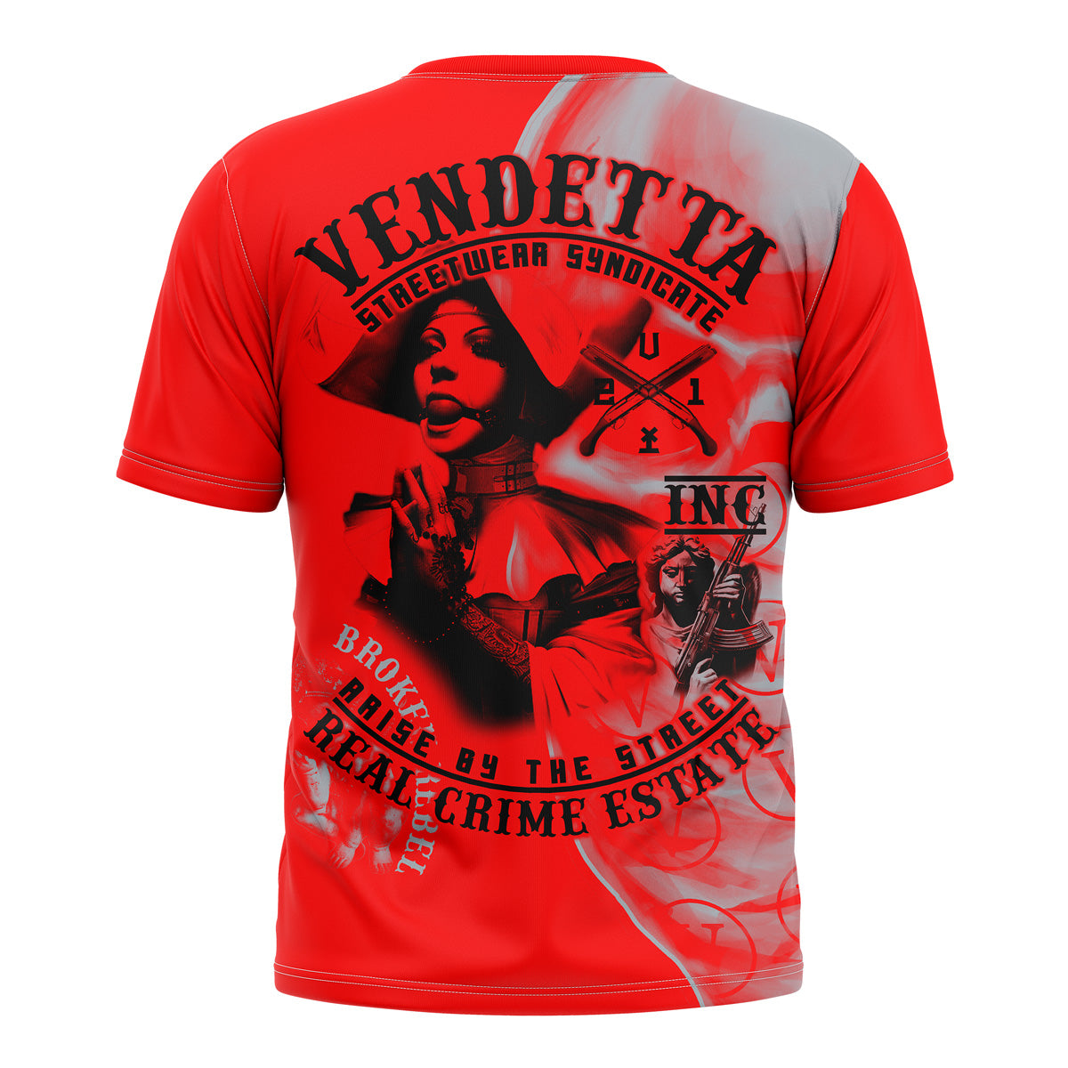 Vendetta Inc. Shirt Real Crime rot 1195