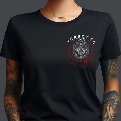 Vendetta Inc. women's shirt Bloody Angel black 00025