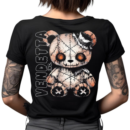 Vendetta Inc. Shirt V-neck teddy black