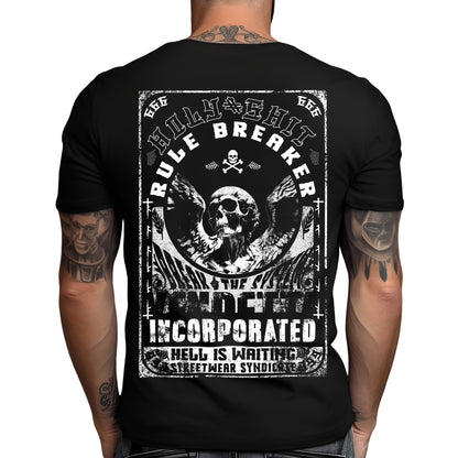 Vendetta Inc. Men's Shirt Hell is Waiting black VD-1306