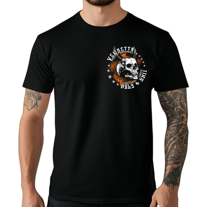 Vendetta Inc. Shirt Skull Hell schwarz VD-1226