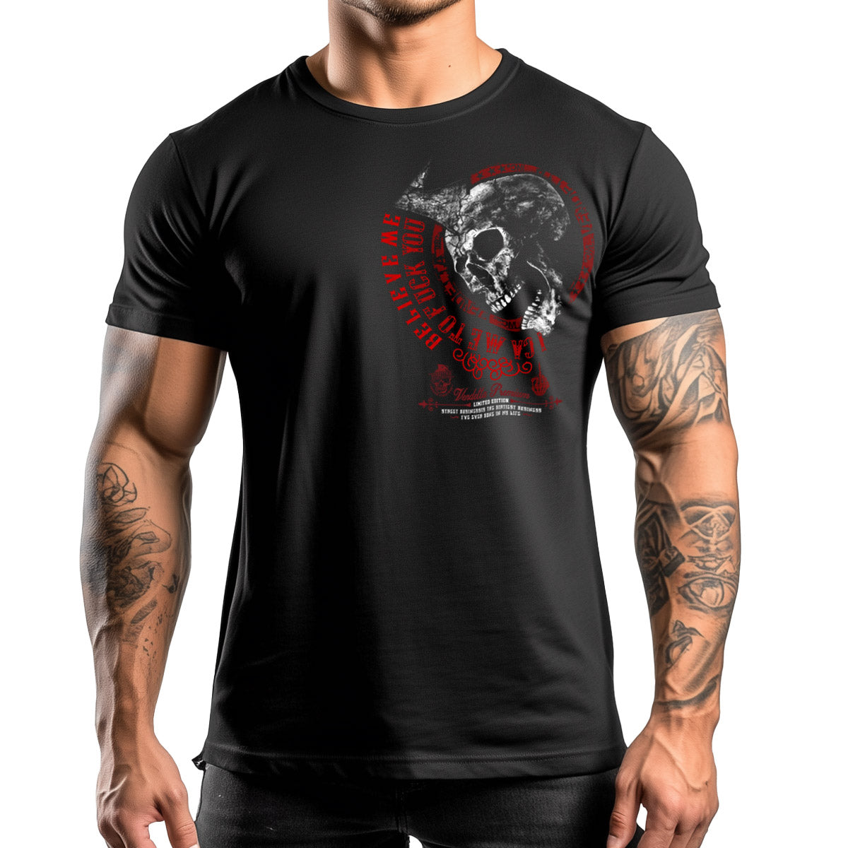 Vendetta Inc. Shirt Believe black VD-1090