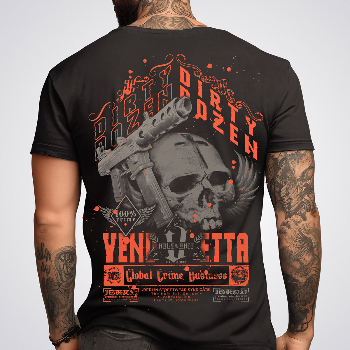 Vendetta Inc. Shirt Dirty B. schwarz