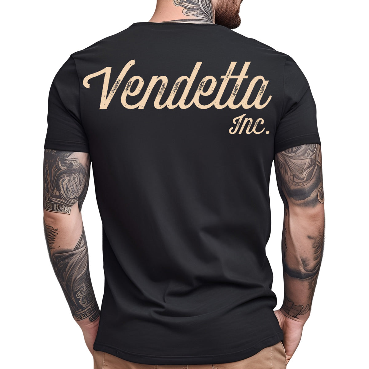 Vendetta Inc. Shirt Crush 1051 schwarz,beige