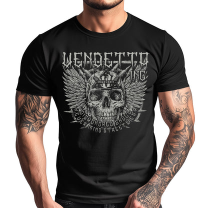 Vendetta Inc. Shirt Never Mind schwarz VD-1536