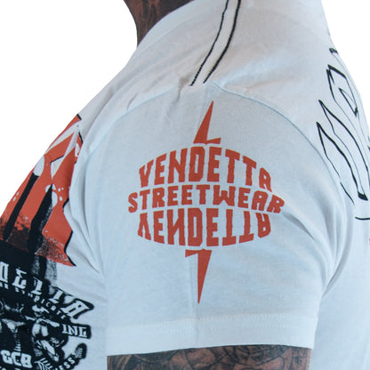 Vendetta Inc. Shirt No Pain white VD-1200