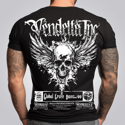 Vendetta Inc. Shirt schwarz Death's Wings