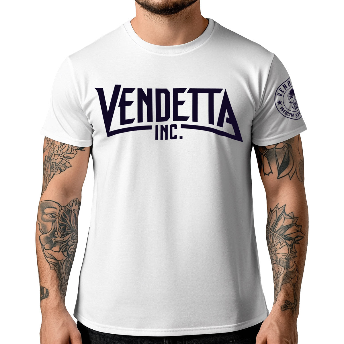 Vendetta Inc. Shirt One Crime weiß