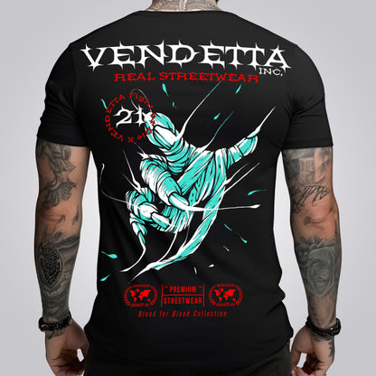 Vendetta Inc. Shirt schwarz Skull Hand