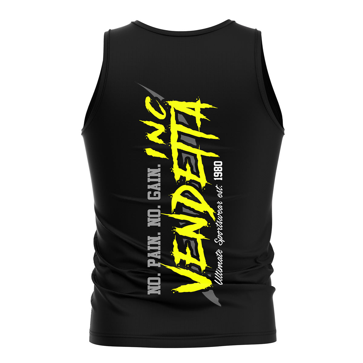 Vendetta Inc. Tank Top Shirt No Pain  schwarz