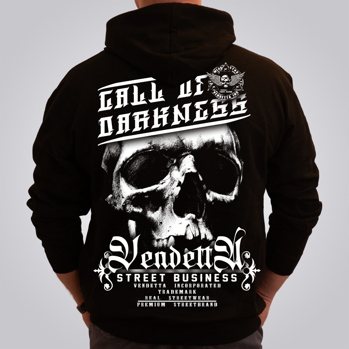 Vendetta Inc. Hoodie Call of Darkness black VD-4049