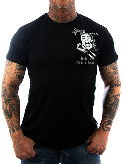 Vendetta Inc. Shirt White Stuff schwarz VD-1124