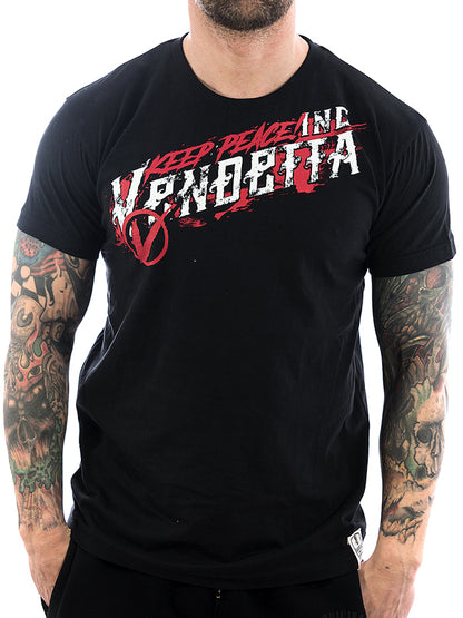 Vendetta Inc. Shirt V-Keep Peace 1031 schwarz