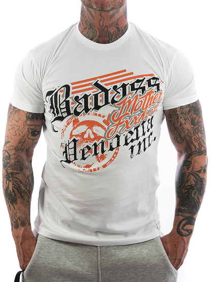 Vendetta Inc. Badass Shirt white VD-1107