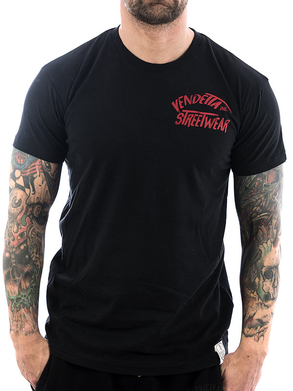 Vendetta Inc. Shirt Skull Sketcher 1038 black