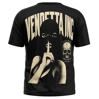 Vendetta Inc. Herren Shirt Crime Silence schwarz