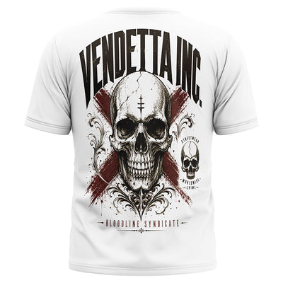Vendetta Inc. Shirt Skull Syndicate weiß