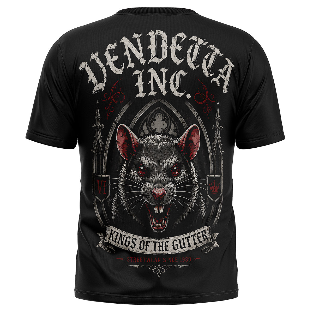 Vendetta Inc. Herren Shirt Kings of the Gutter schwarz