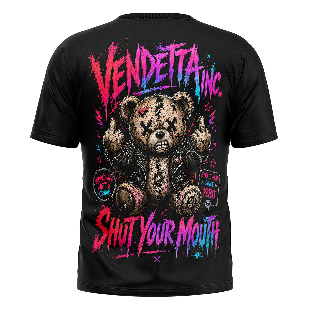 Vendetta Inc. Herren Shirt Teddy Riot