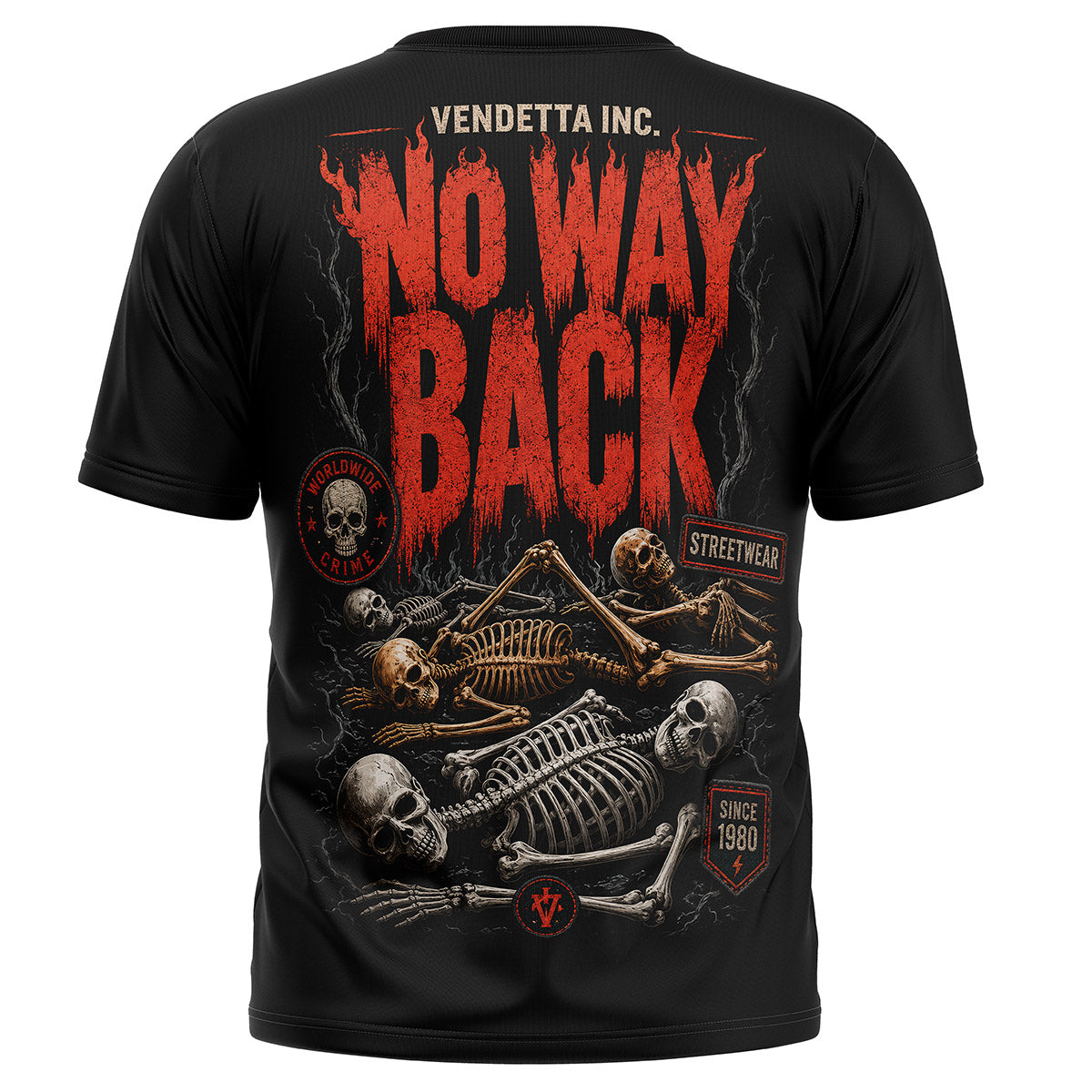 Vendetta Inc. Herren Shirt No Way Back schwarz