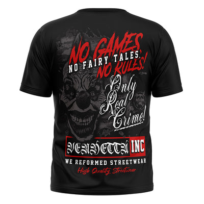 Vendetta Inc. Shirt No Games schwarz VD-1206