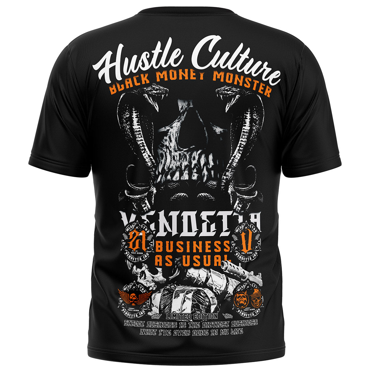 Vendetta Inc. Shirt Venom & Cash schwarz VD-1267
