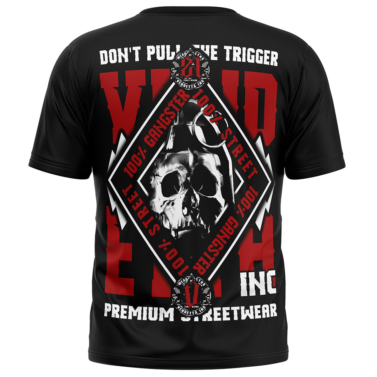 Vendetta Inc. Shirt Red Trigger schwarz VD-1270